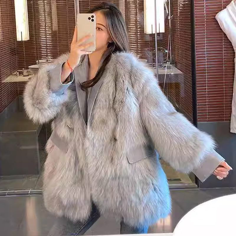 テーラードファーコート(3colors)