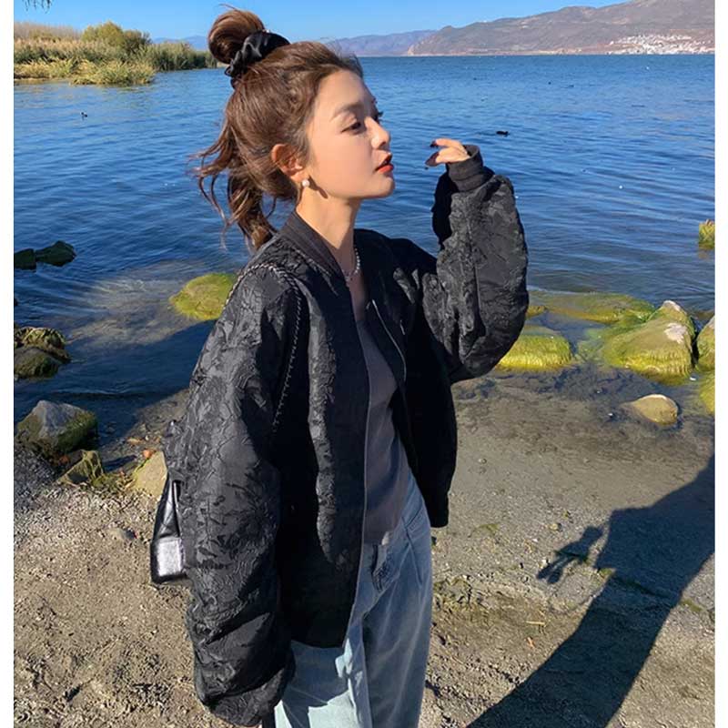 ギャザースリーブブルゾン