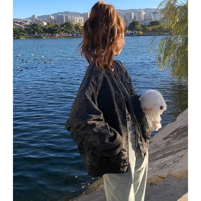 ギャザースリーブブルゾン