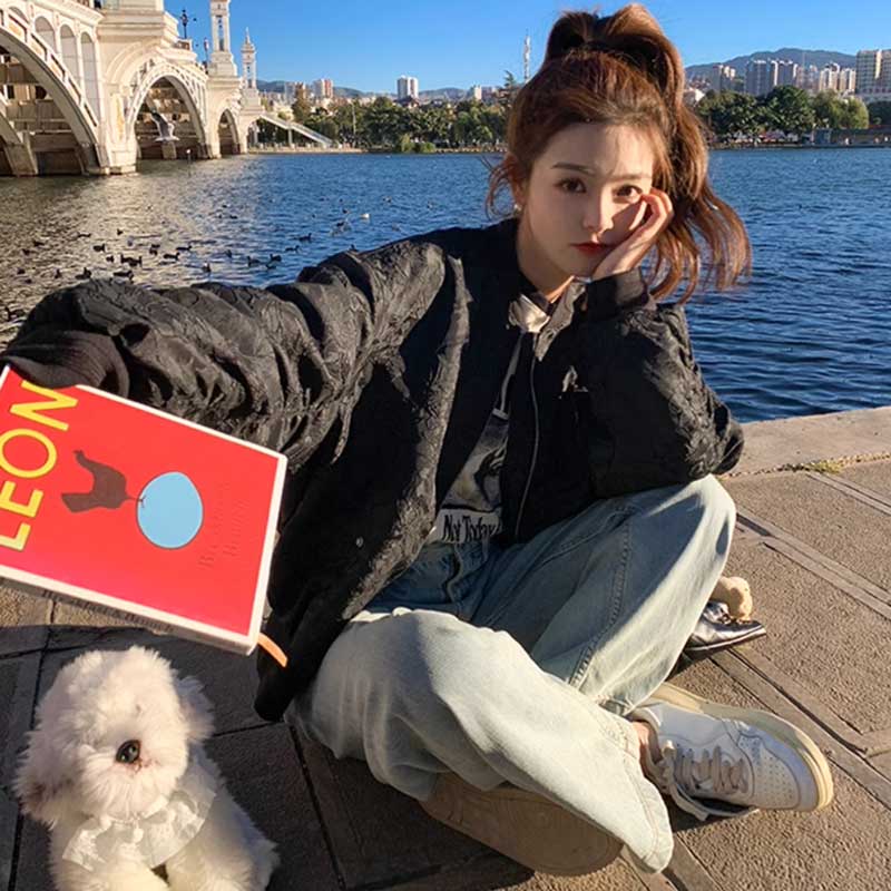 ギャザースリーブブルゾン