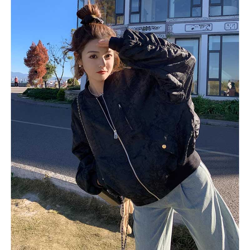 ギャザースリーブブルゾン