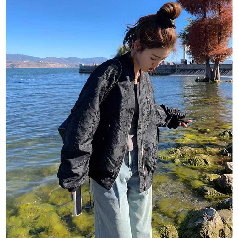 ギャザースリーブブルゾン