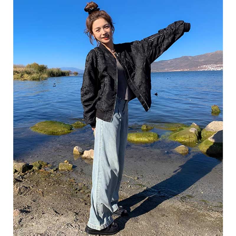 ギャザースリーブブルゾン