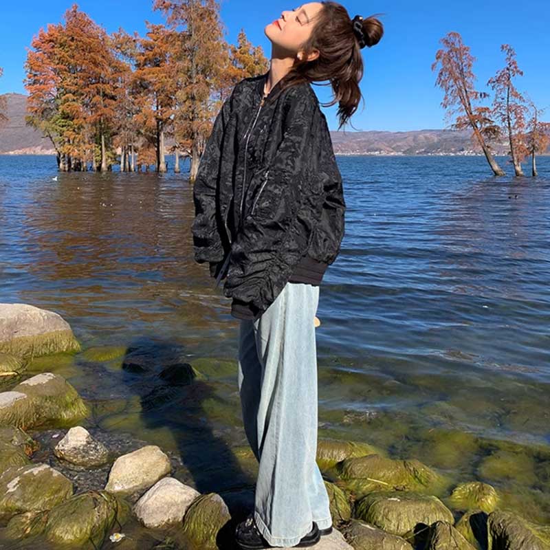 ギャザースリーブブルゾン