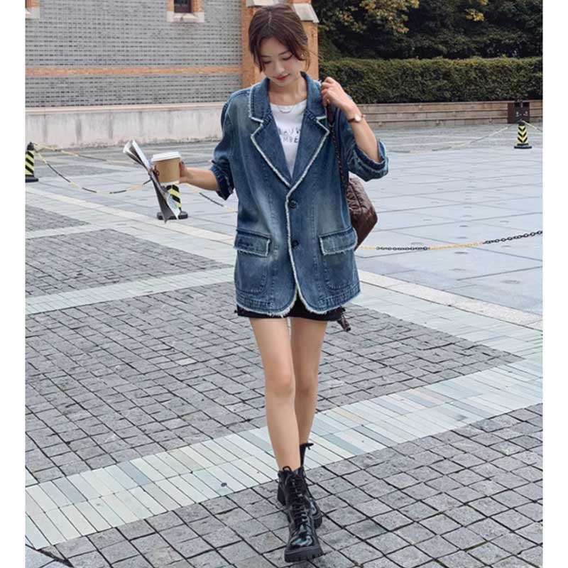 カットオフデニムジャケット