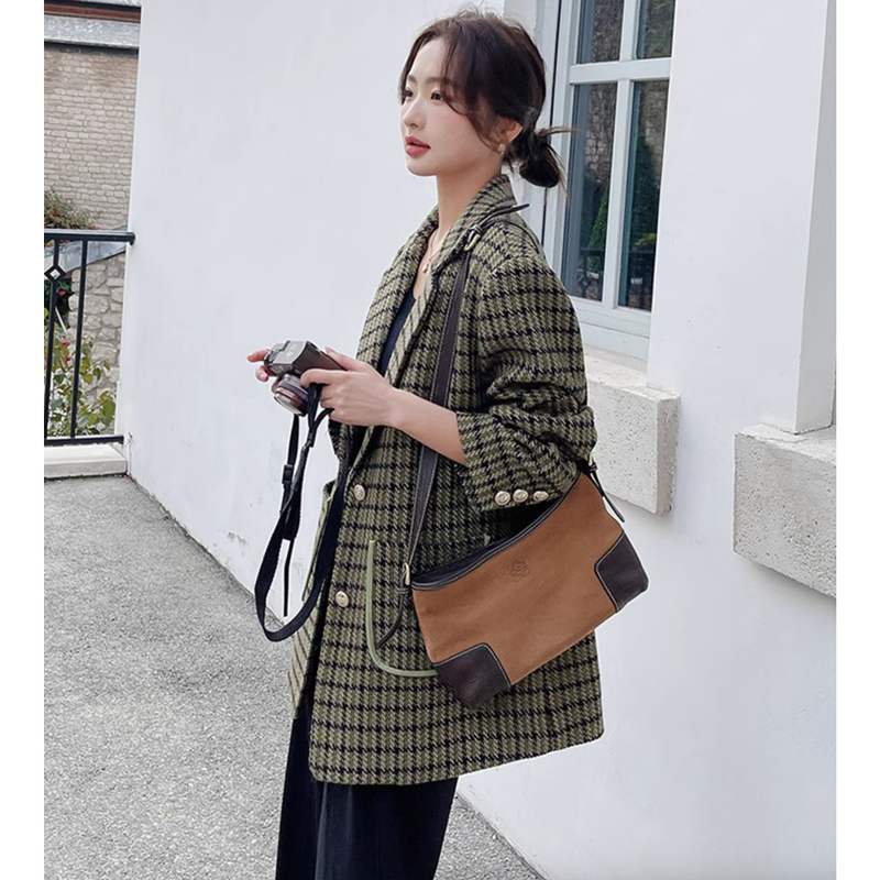 グリーンチェックジャケット