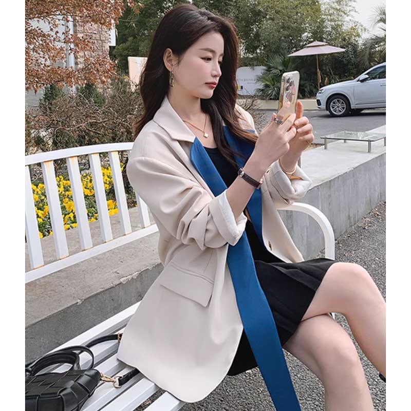 コントラストラペルジャケット