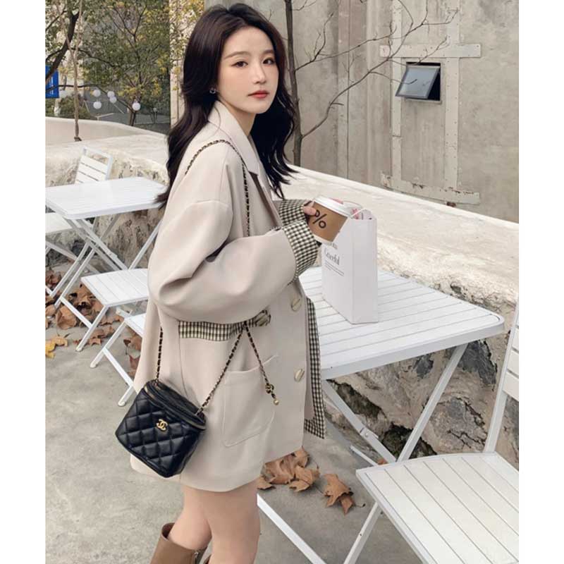 チェックアクセントジャケット