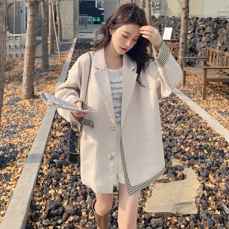 チェックアクセントジャケット