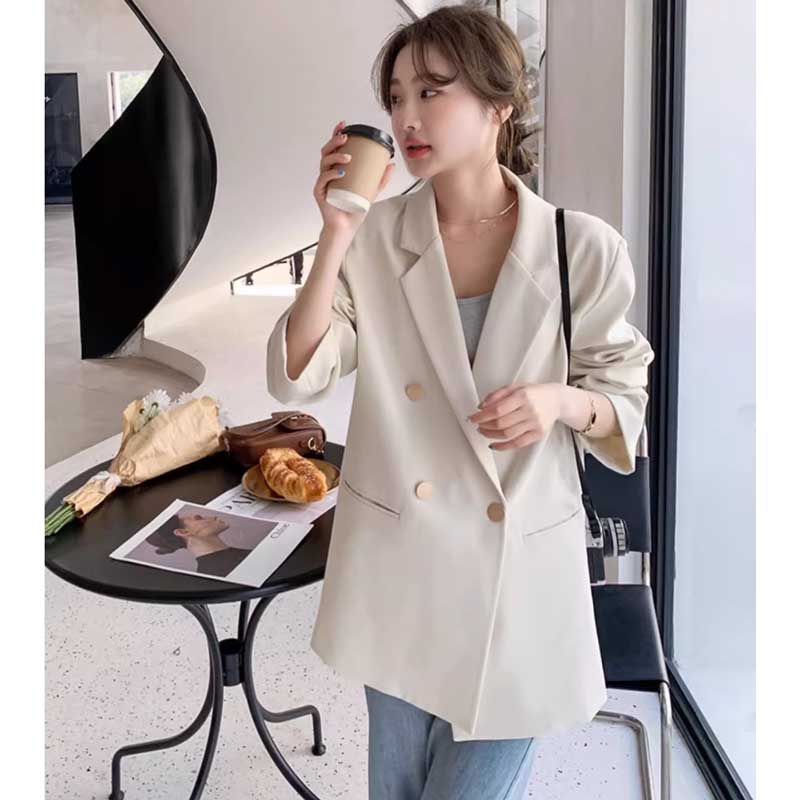 オーバーサイズホワイトテーラードジャケット