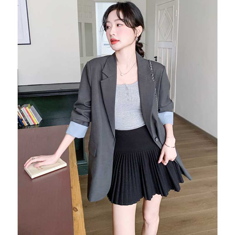 ミディ丈テーラードジャケット