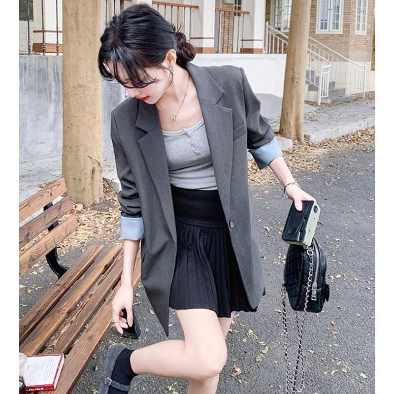 ミディ丈テーラードジャケット