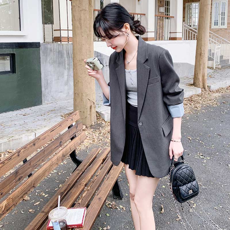 ミディ丈テーラードジャケット