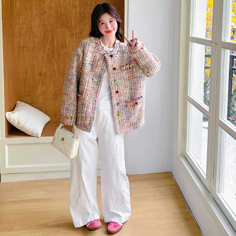 カラフルツイードジャケット