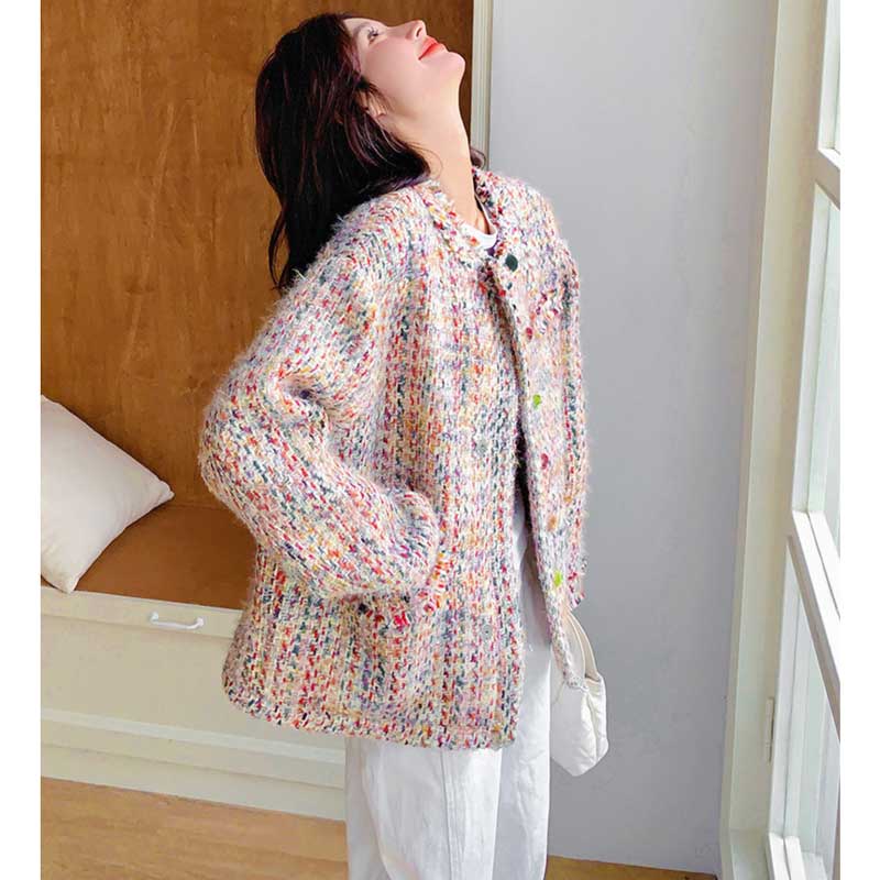 カラフルツイードジャケット