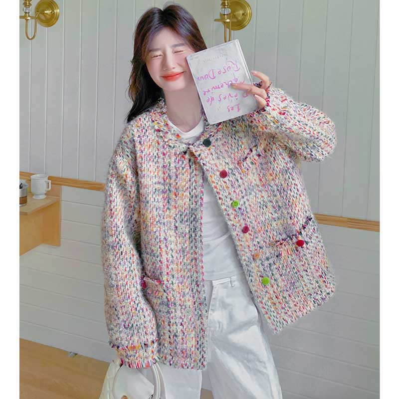 カラフルツイードジャケット