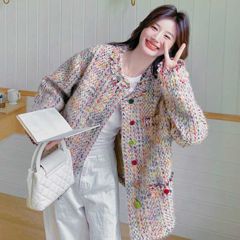 カラフルツイードジャケット