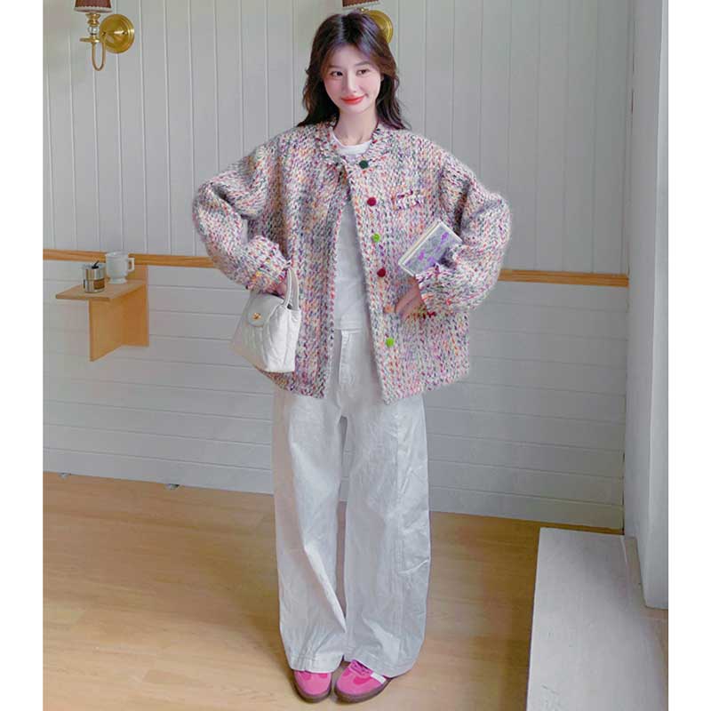 カラフルツイードジャケット