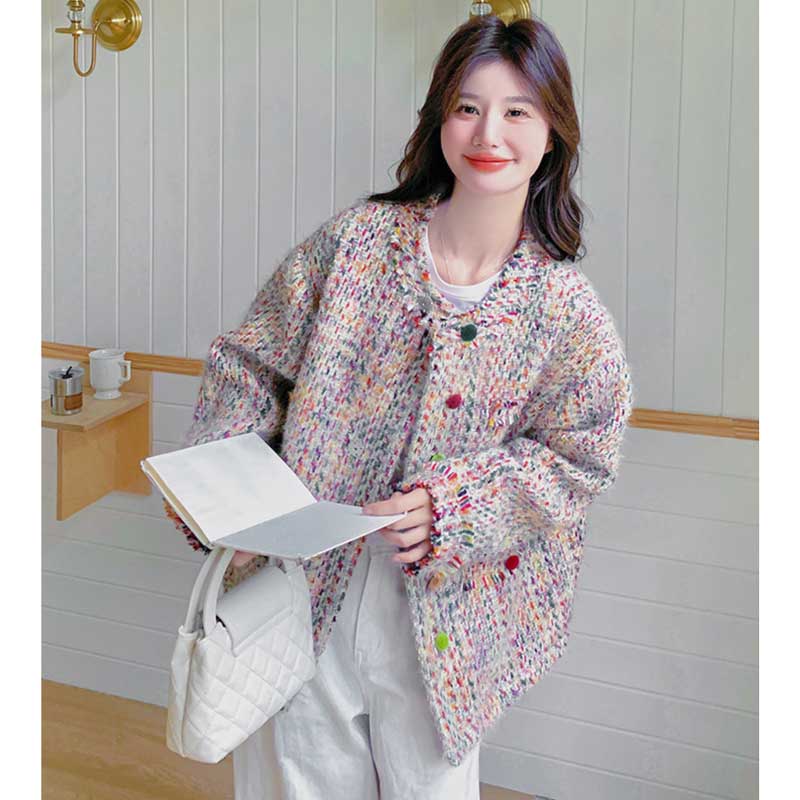 カラフルツイードジャケット