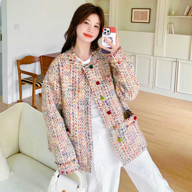 カラフルツイードジャケット