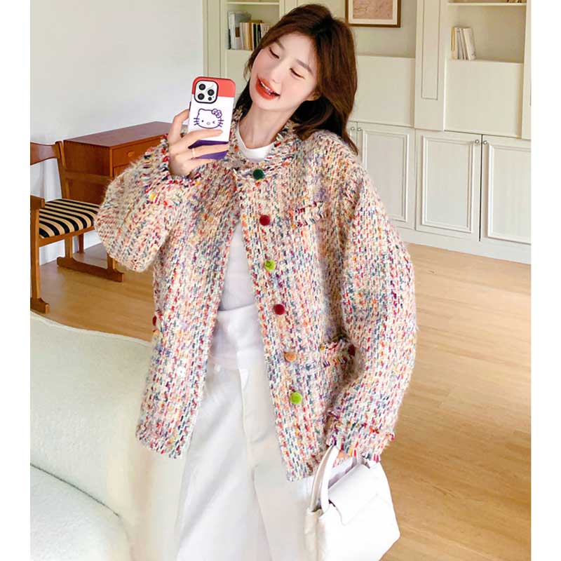 カラフルツイードジャケット