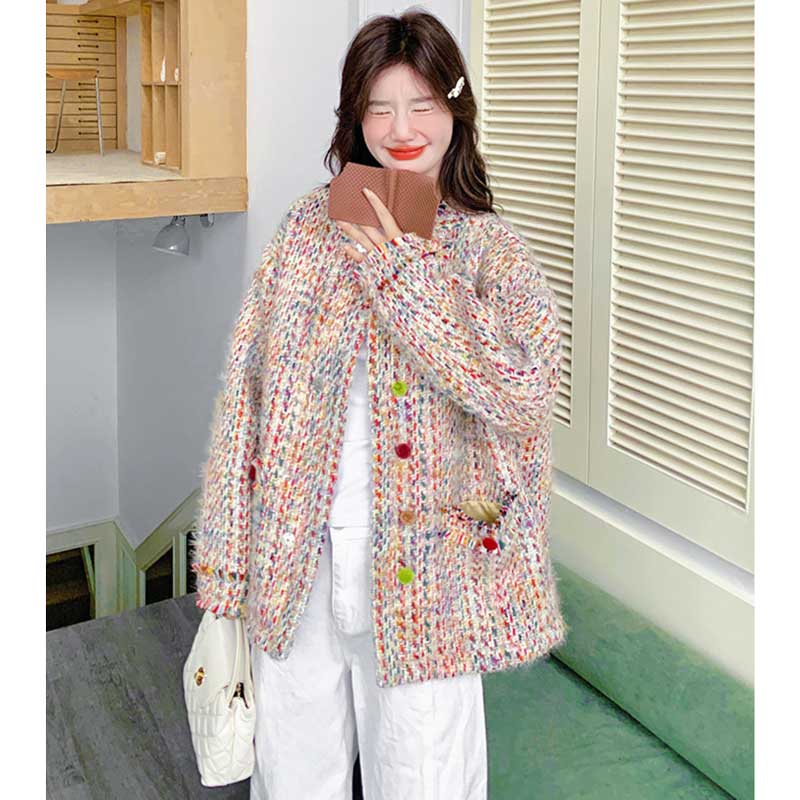 カラフルツイードジャケット