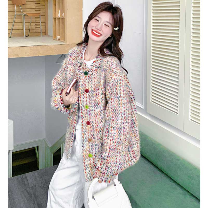 カラフルツイードジャケット