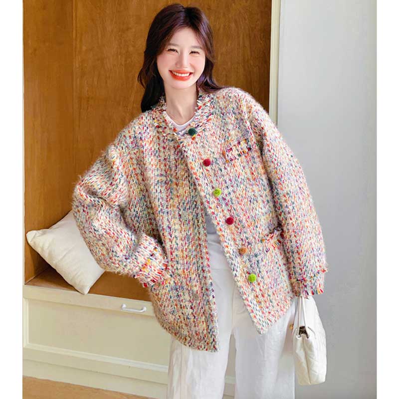 カラフルツイードジャケット