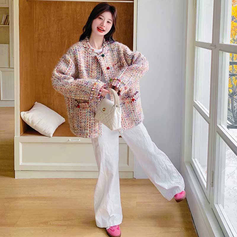 カラフルツイードジャケット