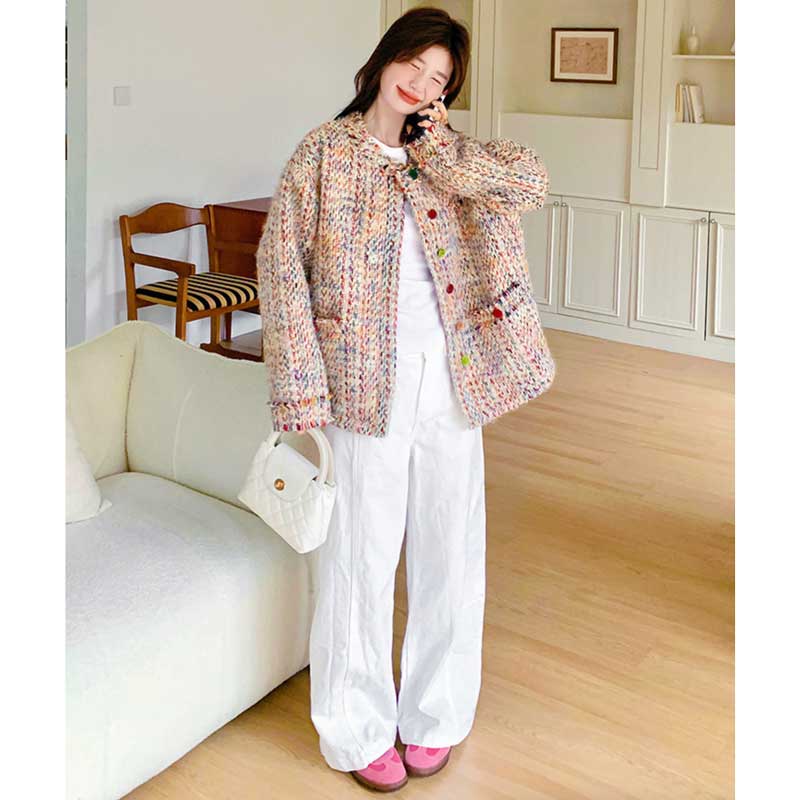 カラフルツイードジャケット