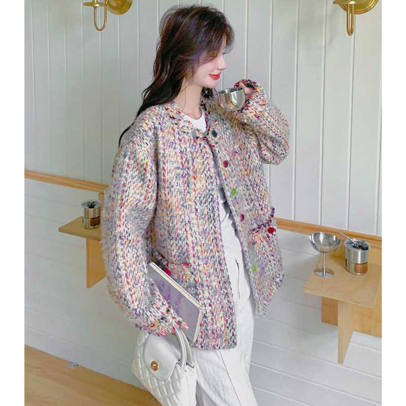 カラフルツイードジャケット