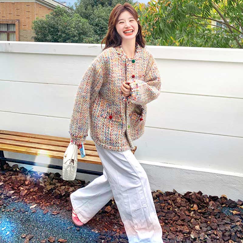 カラフルツイードジャケット