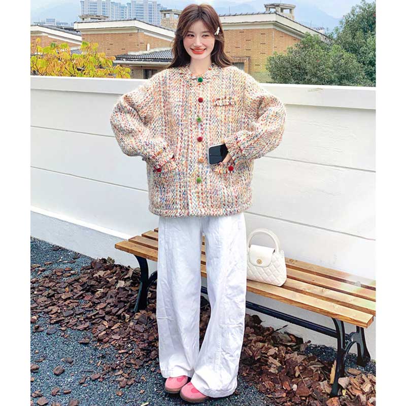 カラフルツイードジャケット