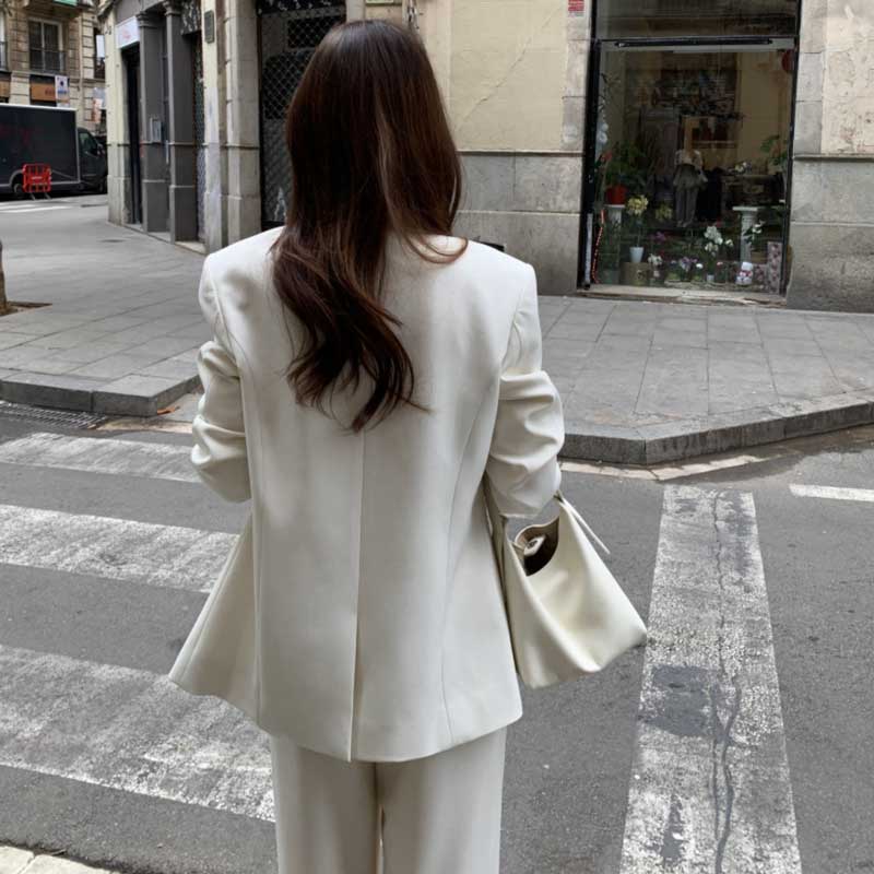 ノーカラージャケット(2colors)