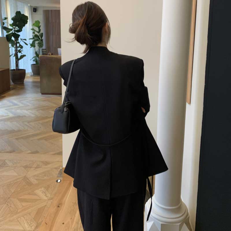 ノーカラージャケット(2colors)