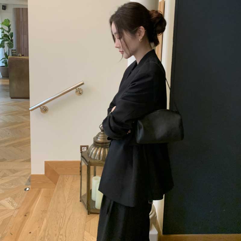 ノーカラージャケット(2colors)