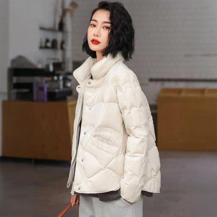 キルティングショートダウンジャケット(5colors)