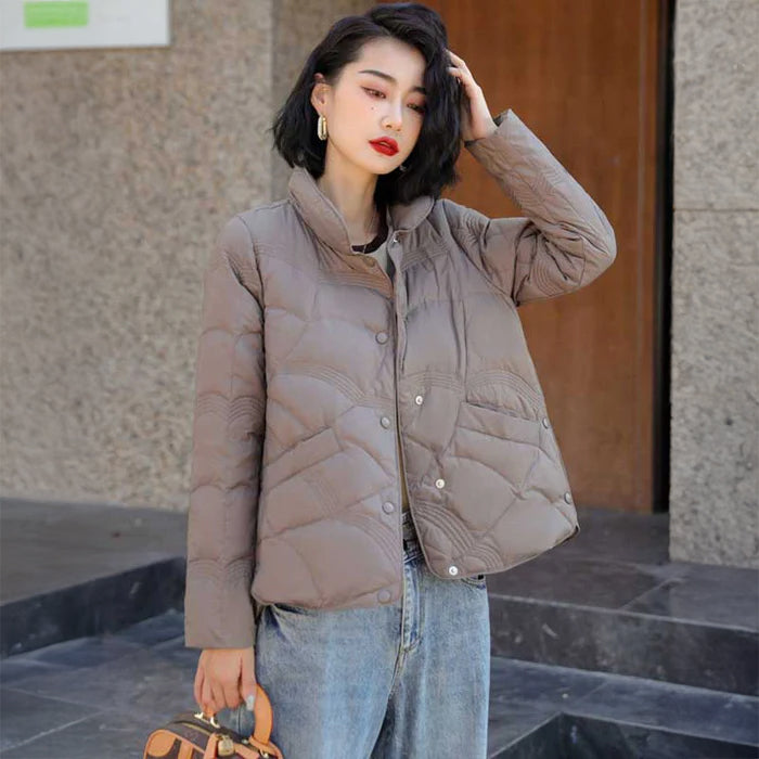 キルティングショートダウンジャケット(5colors)