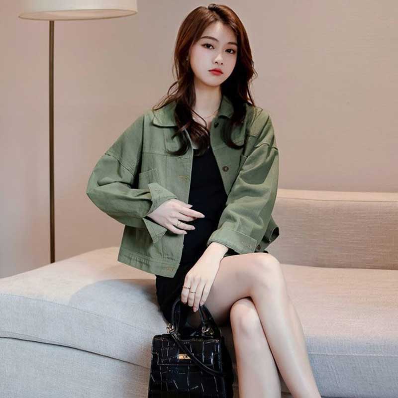 バックスリットボタンデニムジャケット(3colors)