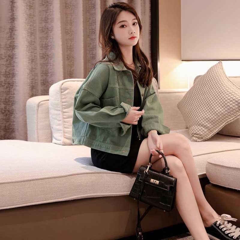 バックスリットボタンデニムジャケット(3colors)