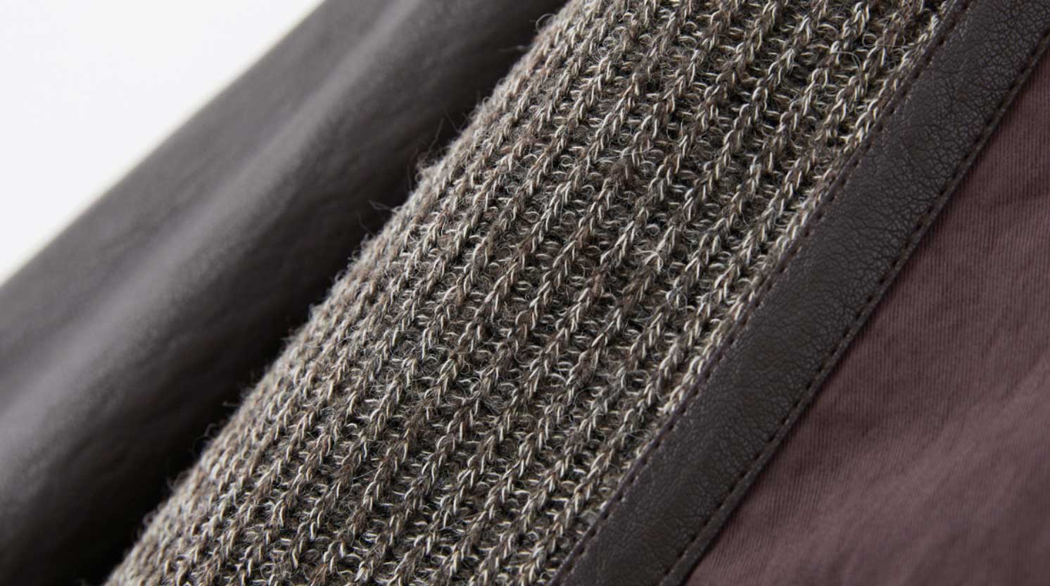 パッチワークレザージャケット(2colors)