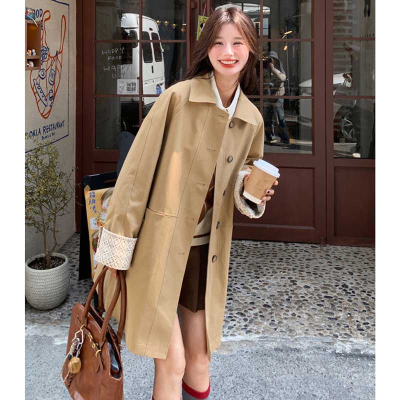 カフスデザインショートコート(2colors)