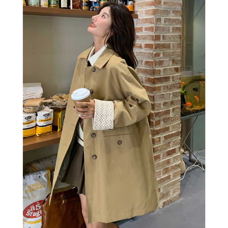 カフスデザインショートコート(2colors)