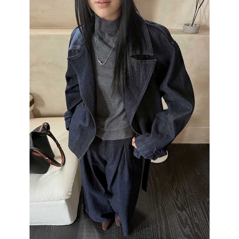 ビッグラペルデニムジャケット