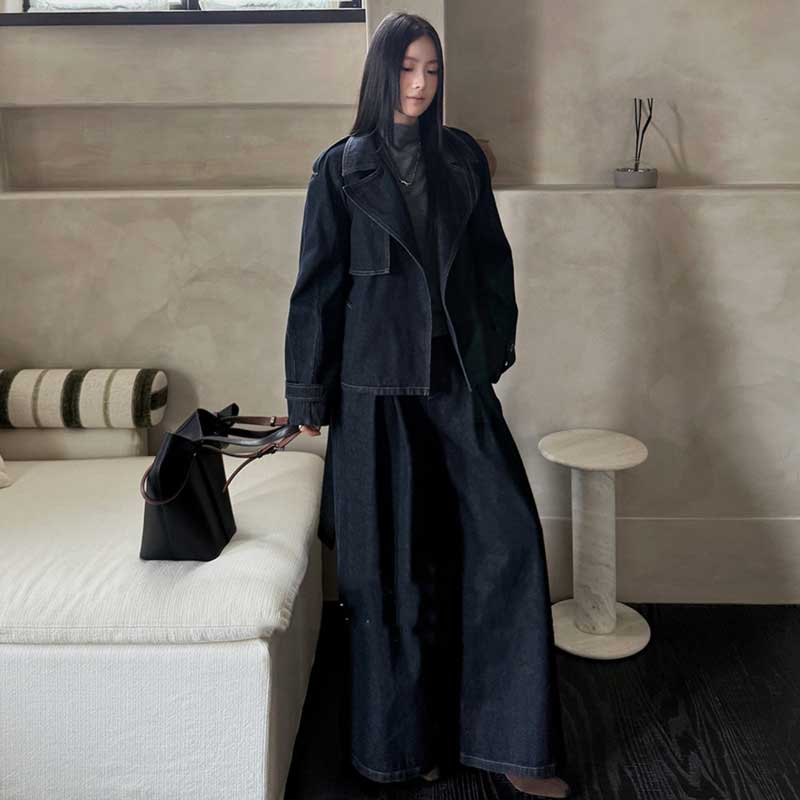 ビッグラペルデニムジャケット