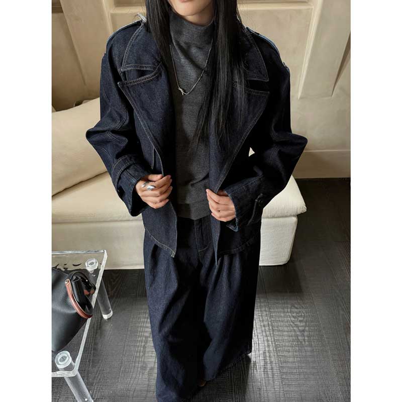 ビッグラペルデニムジャケット