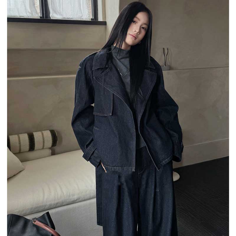 ビッグラペルデニムジャケット