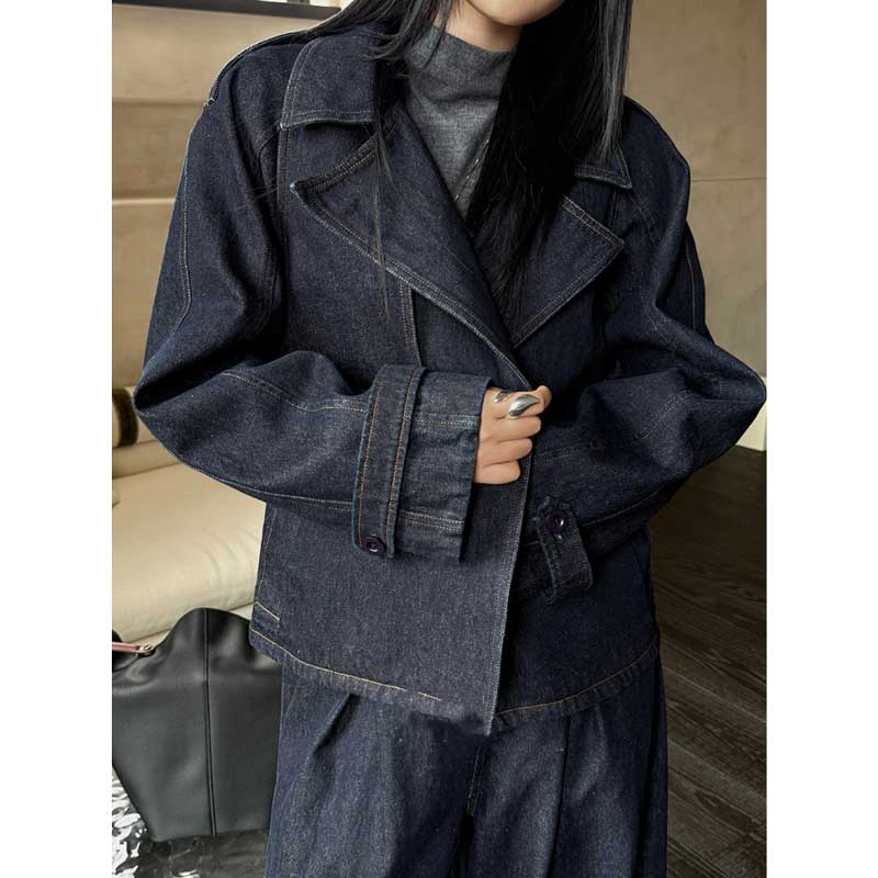 ビッグラペルデニムジャケット