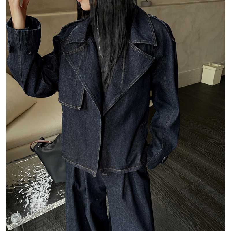 ビッグラペルデニムジャケット