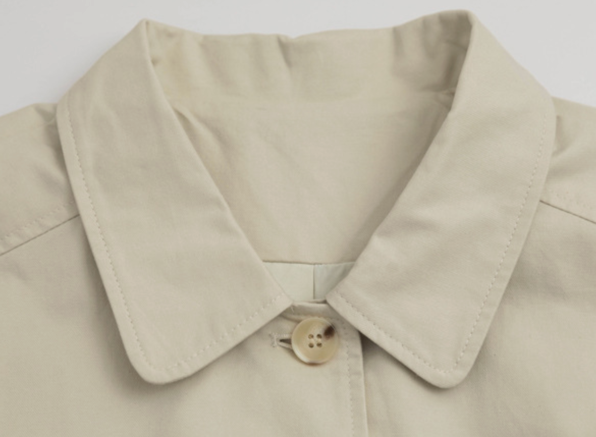 ビッグポケットコットンロングコート(2colors)